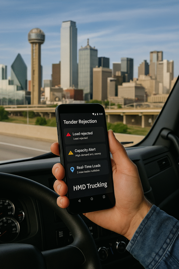 How Dallas Drivers Are Adapting to Tender Rejection Spikes with Real-Time Visibility